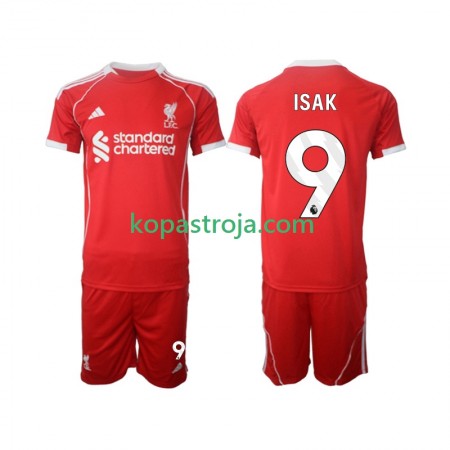 Billiga Fotbollströjor Liverpool ISAK 9 Barn Hemma tröja 2025/26 Kortärmad